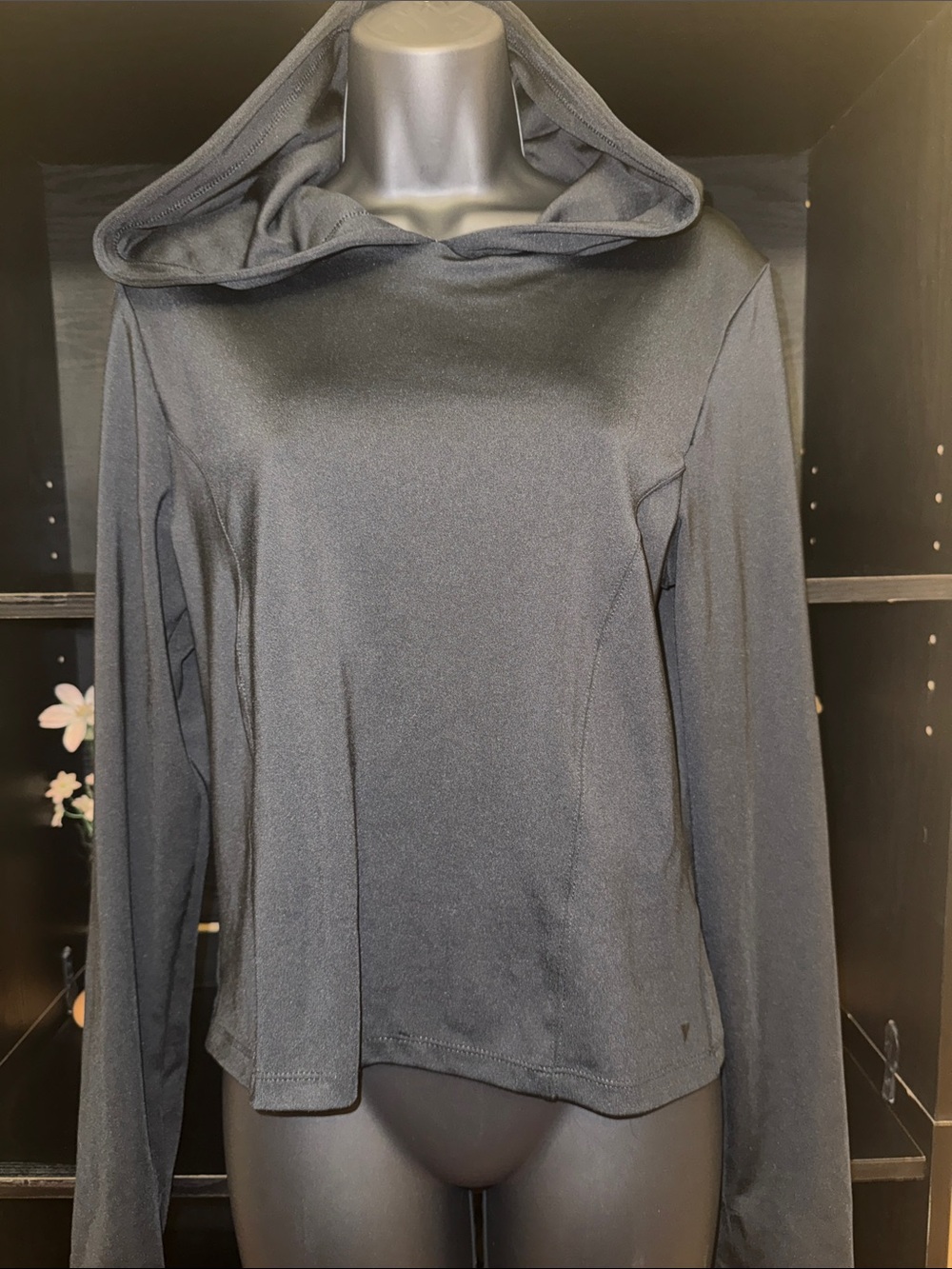 Victoria’s Secret SportWomen's Black Hooded Long-Sleeve Top